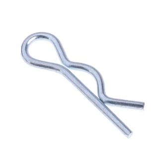 RS PRO Steel Bright Zinc Plated Retaining Clip 19.5 mm Compatible Shaft Diameter 11 mm 839-268