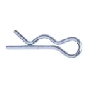 RS PRO Steel Bright Zinc Plated Retaining Clip 19.5 mm Compatible Shaft Diameter 11 mm 839-268