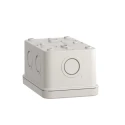 Schneider Electric Light Grey ABS XAL Control Station Enclosure 2 Hole 22 mm Diameter XALE2