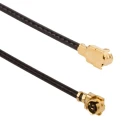 Amphenol RF AMC Series Coaxial Cable Male Right Angle to Male AMC, 100 mm 50 Ω A-1PA-113-100B2