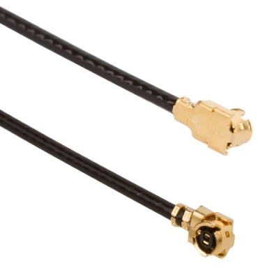 Amphenol RF AMC Series Coaxial Cable Male Right Angle to Male AMC, 100 mm 50 Ω A-1PA-113-100B2