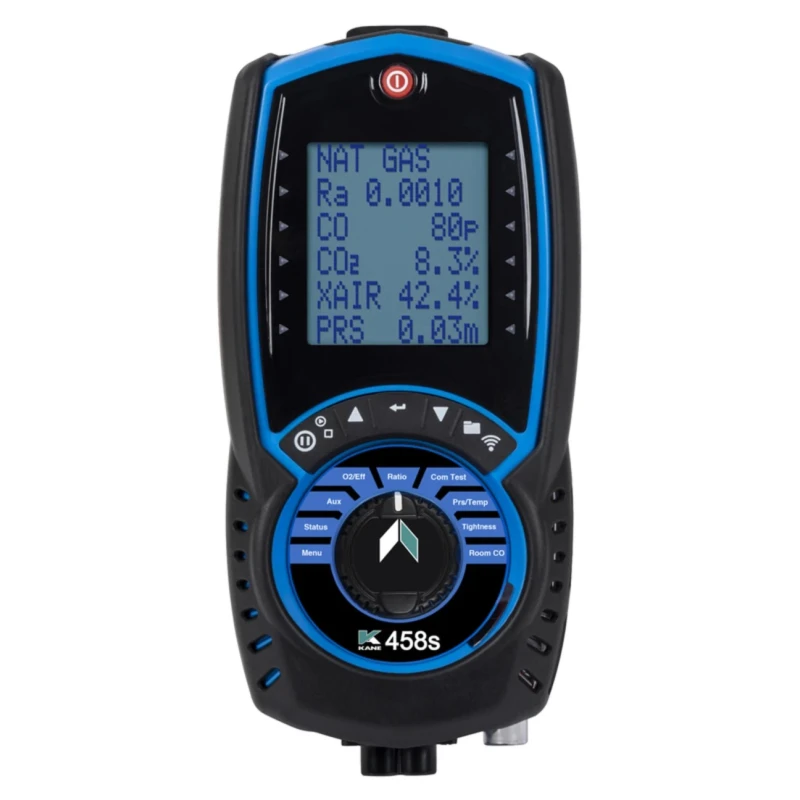 Kane Flue Gas Analyser with Wireless Module, ±0.3 % CO2 Accuracy, ±5 % CO Accuracy, 400 mbar Max Gas Pressure KANE458s