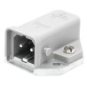 Hirschmann Surface Mount Mains Connector 2P+PE 16A 250V Polyamide Grey IP20 ST