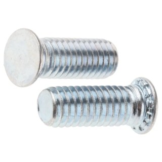 RS PRO Steel Passivated Zinc Plated Self-Clinching Stud M6 x 16mm 8.2mm Head Diameter 827-439