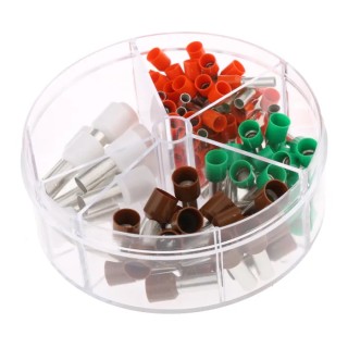 SES Sterling Bootlace Ferrule Crimp Terminal Kit with Copper Contact Plating, Kit Contents: Ferrules of 10 mm² x 06490820000