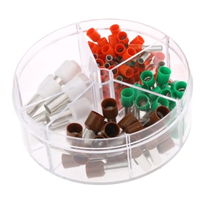SES Sterling Bootlace Ferrule Crimp Terminal Kit with Copper Contact Plating, Kit Contents: Ferrules of 10 mm² x 06490820000