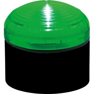 RS PRO Green Beacon LED Bulb 12V AC/DC, 24V AC/DC, Steady and Flashing Light Effect, Polycarbonate Housing, IP66 IP66