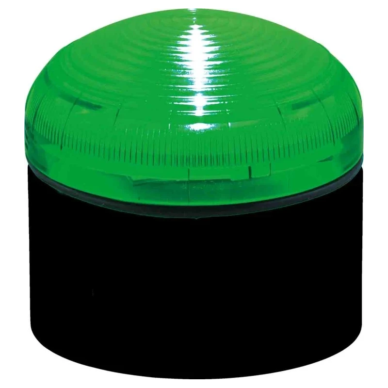 RS PRO Green Beacon LED Bulb 12V AC/DC, 24V AC/DC, Steady and Flashing Light Effect, Polycarbonate Housing, IP66 IP66