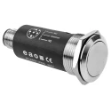 EAO 82 Series Latching Panel Push Button Switch SPDT 22 mm Cutout Blue Green Red White LED IP65 IP67 35 V dc 82-6657.2000