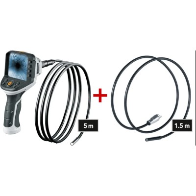 Laserliner 9 mm Probe Inspection Camera Kit with 5 m Probe Length, 640 x 480 Pixel Resolution, LED Illumination 092.943B