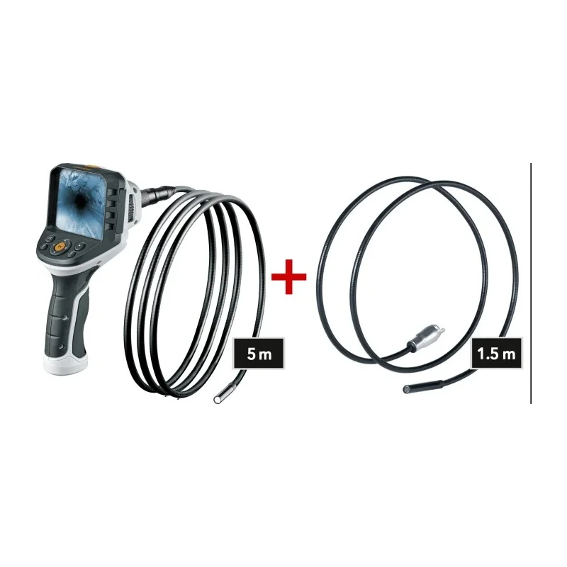 Laserliner 9 mm Probe Inspection Camera Kit with 5 m Probe Length, 640 x 480 Pixel Resolution, LED Illumination 092.943B