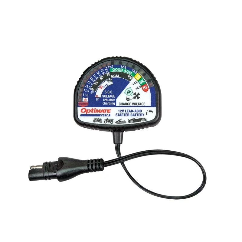 TecMate Car Battery Tester for 12V Lead Acid Batteries TS130