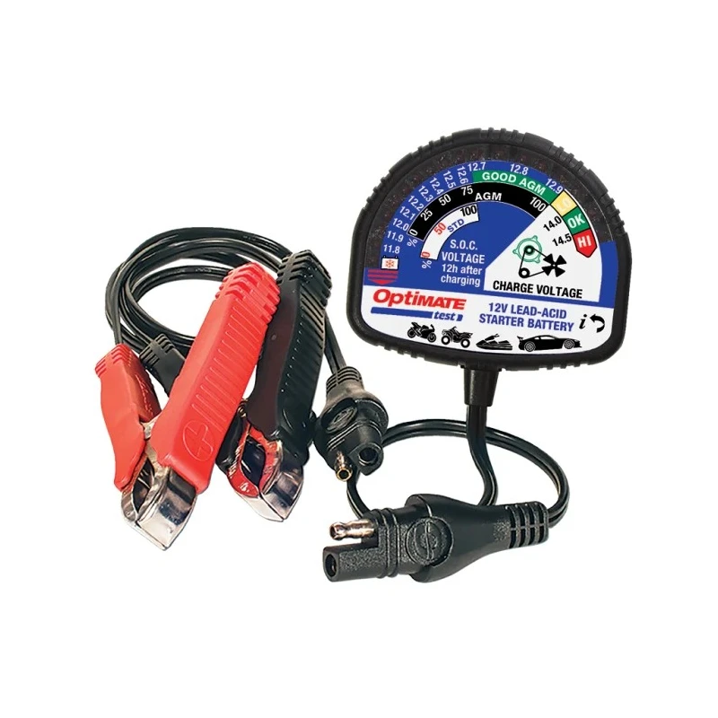 TecMate Car Battery Tester for 12V Lead Acid Batteries TS130