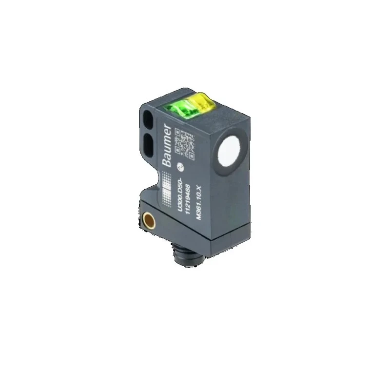 Baumer Block Ultrasonic Proximity Sensor U300.D50-DPMJ.72N IO-Link 500 mm 100mA 0/10 V 30V dc
