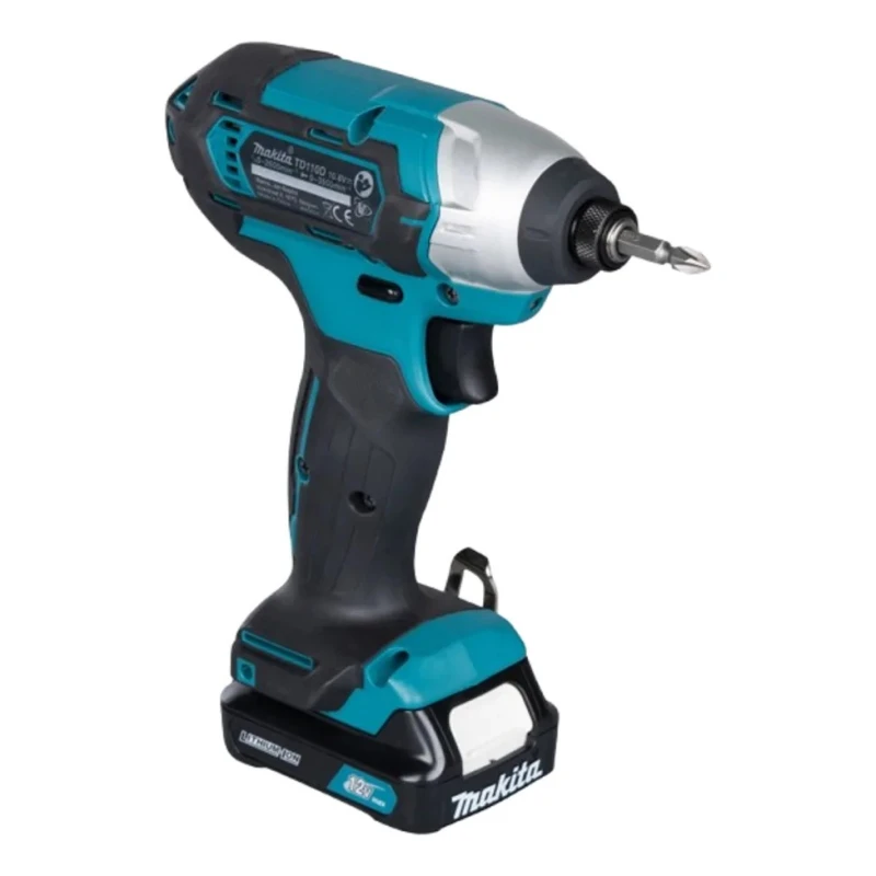 Makita Cordless Impact Driver 12V Brushless Motor 110Nm Torque Type G British 3-Pin Plug TD110DWAE