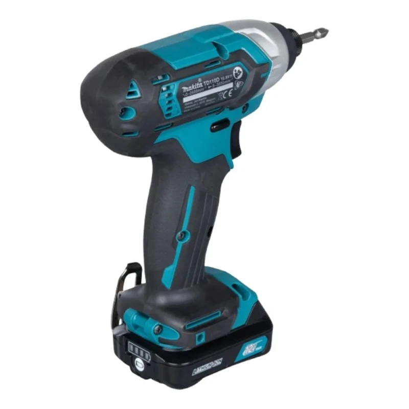 Makita Cordless Impact Driver 12V Brushless Motor 110Nm Torque Type G British 3-Pin Plug TD110DWAE