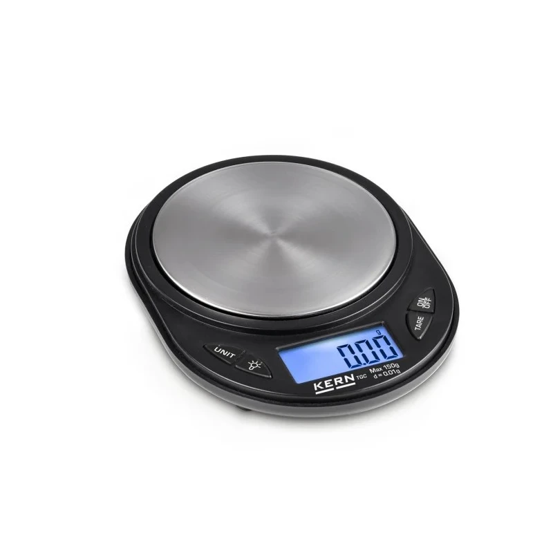 Kern Pocket Weighing Scale with 0.15kg Capacity, 0.01g Resolution, LCD Display TGC 150-2