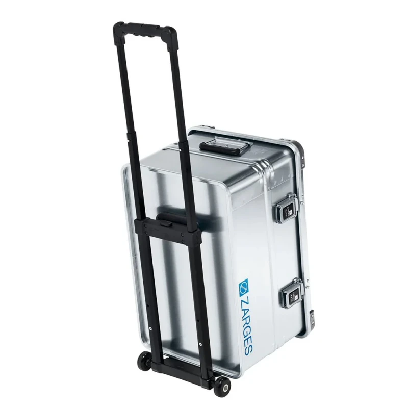 Zarges Detachable Trolley for Use with Aluminium Boxes 500 mm to 800 mm Outside Length 40739