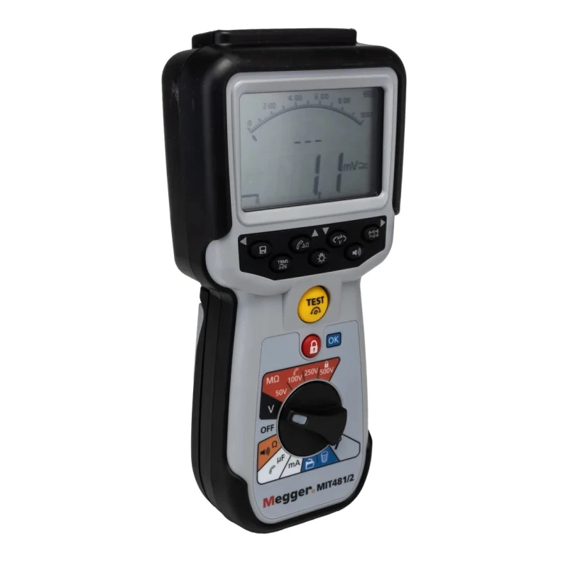 Megger Insulation Tester Digital 50 V Min, 500 V Max, 200 GΩ CAT IV MIT481