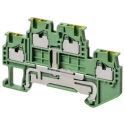 Omron XW5G Series Non-Fuse DIN Rail Terminal, Grey, 1.5mm² Cable CSA, 2-Level, Push-in Termination XW5G-P1.5-1.1-2