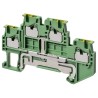 Omron XW5G Series Non-Fuse DIN Rail Terminal, Grey, 1.5mm² Cable CSA, 2-Level, Push-in Termination XW5G-P1.5-1.1-2