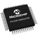 Microchip 16 bit PIC24FJ Microcontroller, 32 MHz, 256kB FLASH, 48-Pin TQFP 