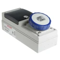 Scame Wall Mount Industrial Power Connector, Rated 32A 230V, IP67 Blue 2P+PE 