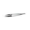 ideal-tek 130mm Polyetheretherketone Stainless Steel Straight Fine Pointed ESD Safe Tweezer 3CPR.SA.1