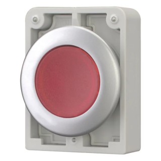 Eaton RMQ Titan M30 Series Red Momentary Push Button Switch 30 mm Cutout IP67 182926 M30C-FDL-R