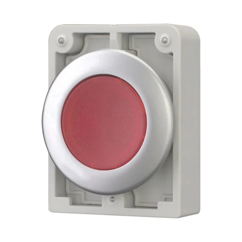 Eaton RMQ Titan M30 Series Red Momentary Push Button Switch 30 mm Cutout IP67 182926 M30C-FDL-R