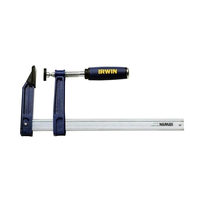 Irwin F Clamp with 1000 mm Jaw Opening and 120 mm Jaw Depth, 450 kg Clamping Force 10503573