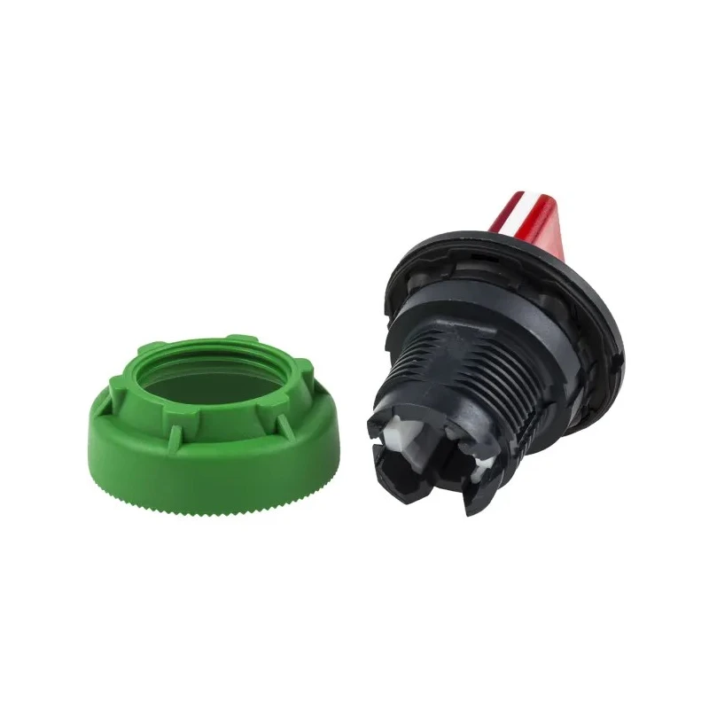 Schneider Electric Harmony XB5 Series 3 Position Illuminated Selector Switch Head, 30 mm Cutout, Red Handle, IP66 ZB5FK1843