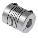 Huco Coupler Aluminium 19.1 mm Outside Diameter 22.9 mm Length Clamp Style 8 mm Bore 725.19.2828