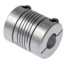 Huco Coupler Aluminium 19.1 mm Outside Diameter 22.9 mm Length Clamp Style 8 mm Bore 725.19.2828