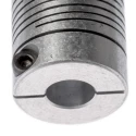 Huco Coupler Aluminium 19.1 mm Outside Diameter 22.9 mm Length Clamp Style 8 mm Bore 725.19.2828