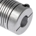 Huco Coupler Aluminium 19.1 mm Outside Diameter 22.9 mm Length Clamp Style 8 mm Bore 725.19.2828