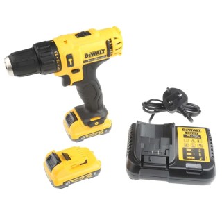 DeWALT XR 12 V 180 W Brushless Cordless Combi Drill Driver with 10 mm Keyless Chuck DCD716D2-GB