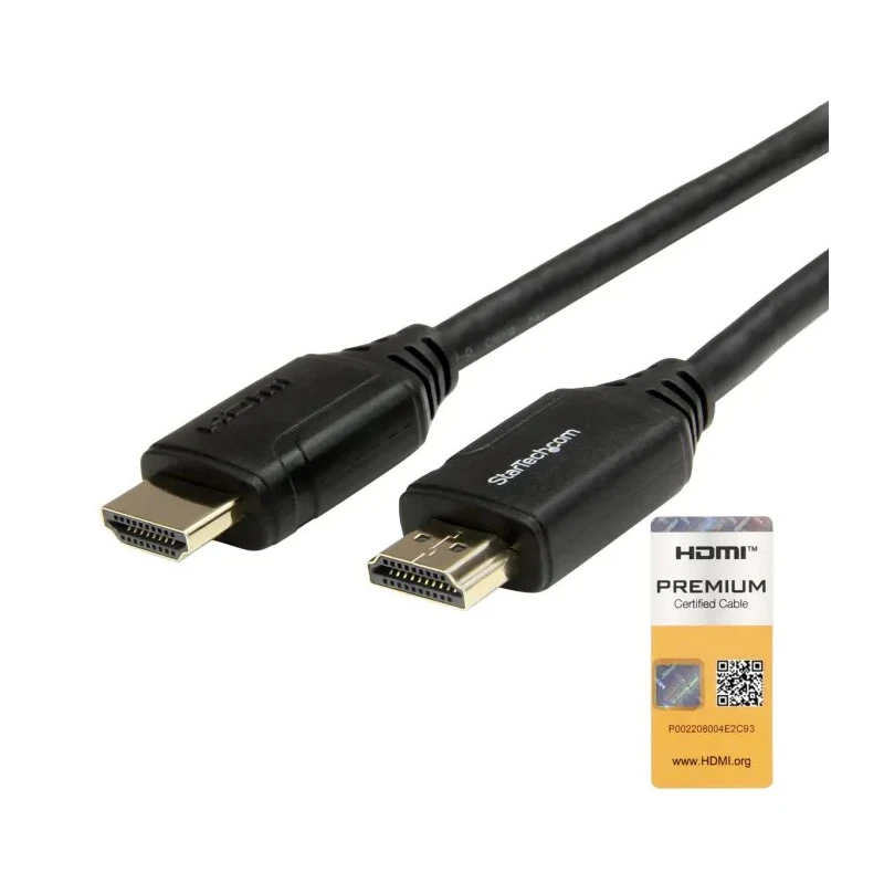 StarTech.com 1 m 4K 60Hz HDMI Cable Male to Male HDMI HDMI 2.0 Black HDMM1MP