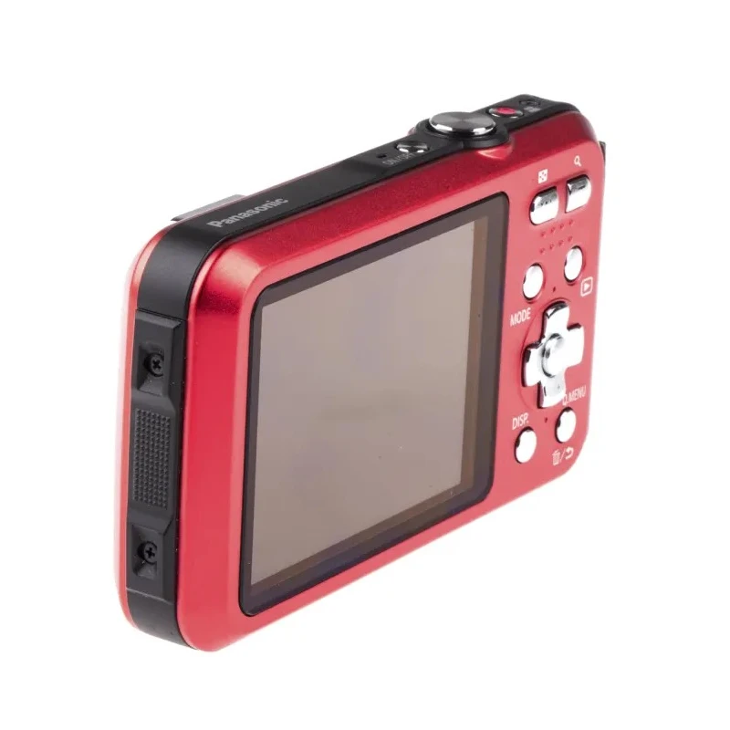 Panasonic Digital Camera Red Color 16.1 MP 4X Optical Zoom 2.7 inch LCD Waterproof IPX8 Shockproof FT30