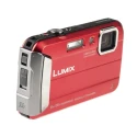 Panasonic Digital Camera Red Color 16.1 MP 4X Optical Zoom 2.7 inch LCD Waterproof IPX8 Shockproof FT30