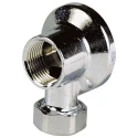 Sferaco Brass Pipe Fitting Elbow 1/2 in BSP Male Tap Adapter Female BSP 1/2 in to Male 1/2 in 1311414