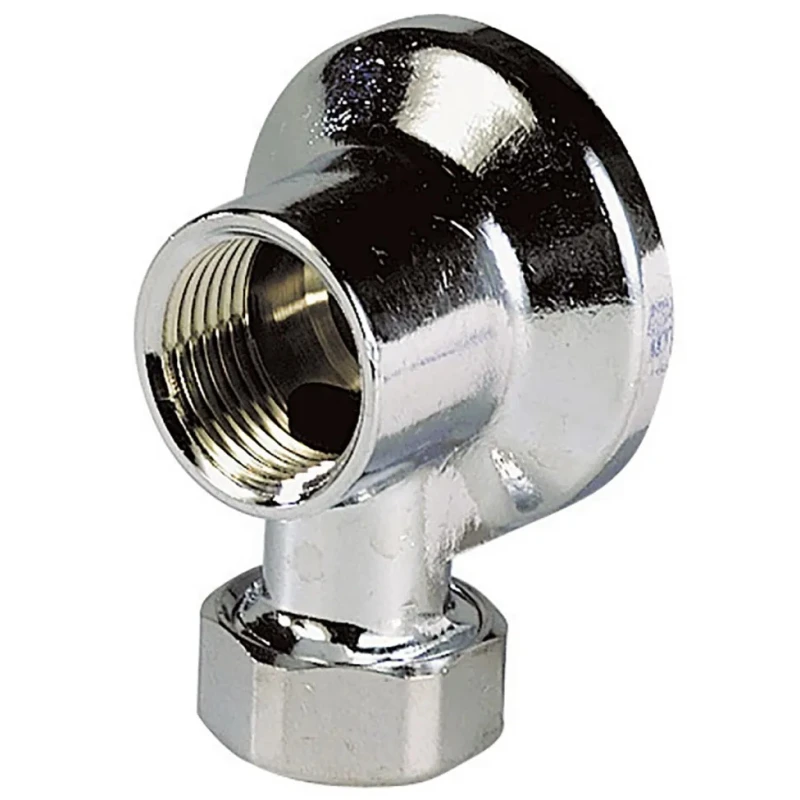 Sferaco Brass Pipe Fitting Elbow 1/2 in BSP Male Tap Adapter Female BSP 1/2 in to Male 1/2 in 1311414