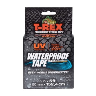 T-REX Black Self-Amalgamating Tape 48mm Width x 1.52m Length Waterproof Adhesive Tape 285988