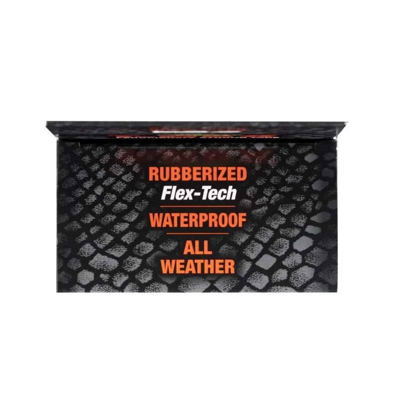 T-REX Black Self-Amalgamating Tape 48mm Width x 1.52m Length Waterproof Adhesive Tape 285988