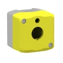 Schneider Electric Yellow Polycarbonate Harmony XALK Control Station Enclosure 1 Hole 22mm Diameter XALKW01