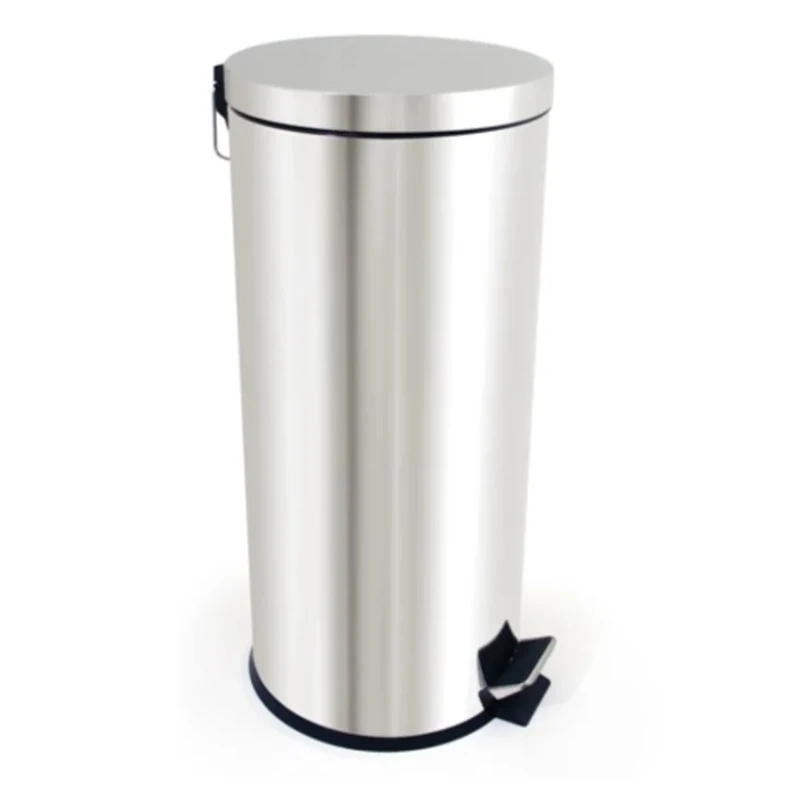 RS PRO 30L Chrome Pedal Stainless Steel Waste Bin 221-1602
