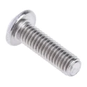 RS PRO Plain Stainless Steel Hex Socket Cap Screw, Hex Socket Drive, M3 x 10 mm 183-8604