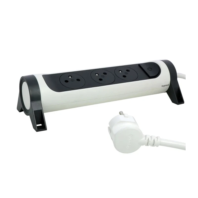 Legrand Extension Lead 3m 3 Socket Type E, 16A Current, 3680W Power, RoHS Compliant 049458