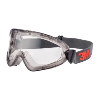 3M Safety Goggles Polyvinyl Chloride Frame Clear Polycarbonate Lens Anti-Fog Coating Surface Damage Resistant 2891S-SGAF