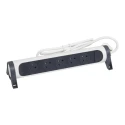 Legrand 3 m 5 Socket Type E Extension Lead 16A 3680W with IK 04 Impact Resistance 049461
